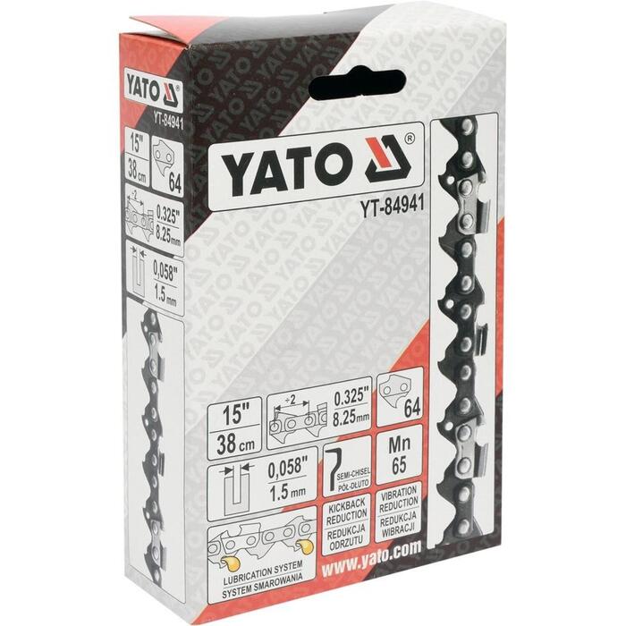 Yato motorzāģa ķēde YT-84941, 15" 380mm