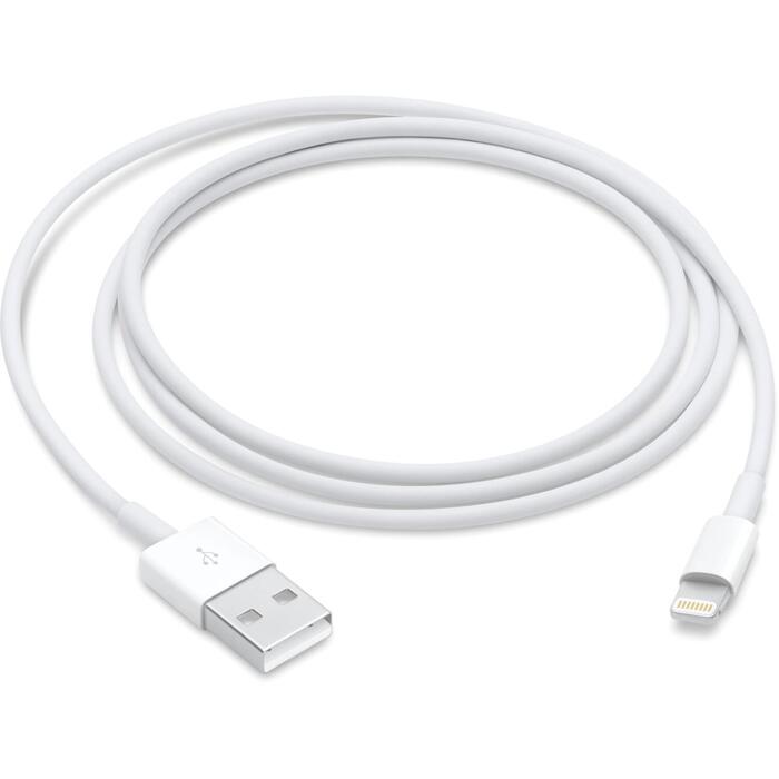 Apple Lightning кабель, MUQW3ZM/A, 1м, Lightning, USB, белый (MUQW3ZM/A)