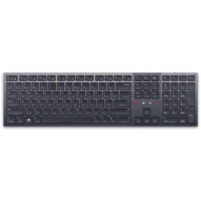Dell Premier Collaboration klaviatūra KB900, bezvadu, QWERTY, Graphite, Bluetooth 5.1, programmējamas taustiņi, akumulators (580-BBDH)