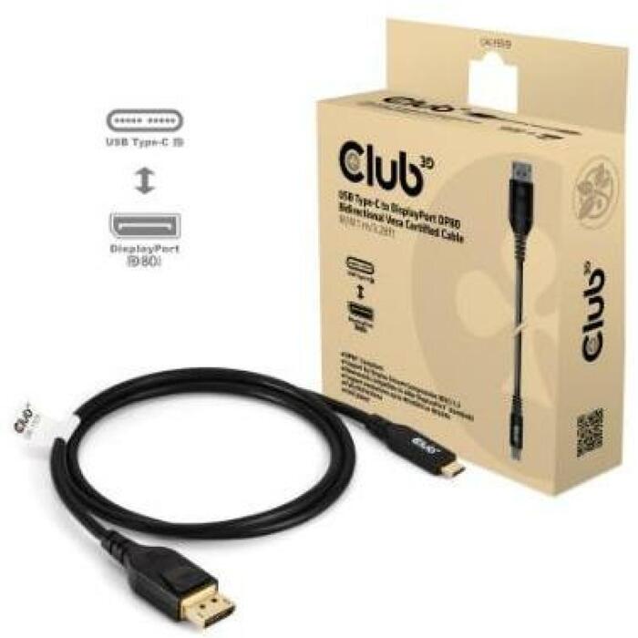 Club3D kabelis USB Type-C uz DisplayPort