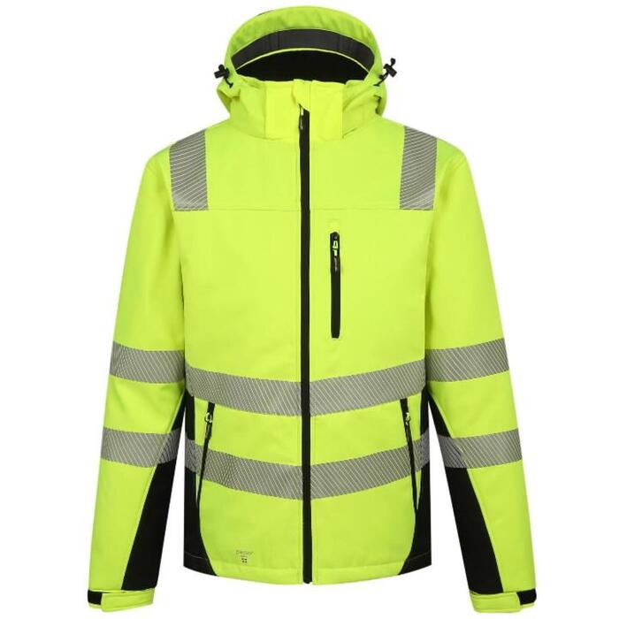 Hi-vis ziemas jaka Calgary, CL2, dzeltena, 6XL, Pesso (CALGARY_G-6XL&PESSO)