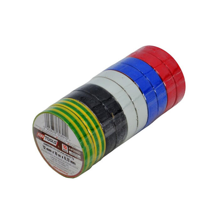 MIX KRĀSU PVC IZOLĀCIJAS LENTE 12mm