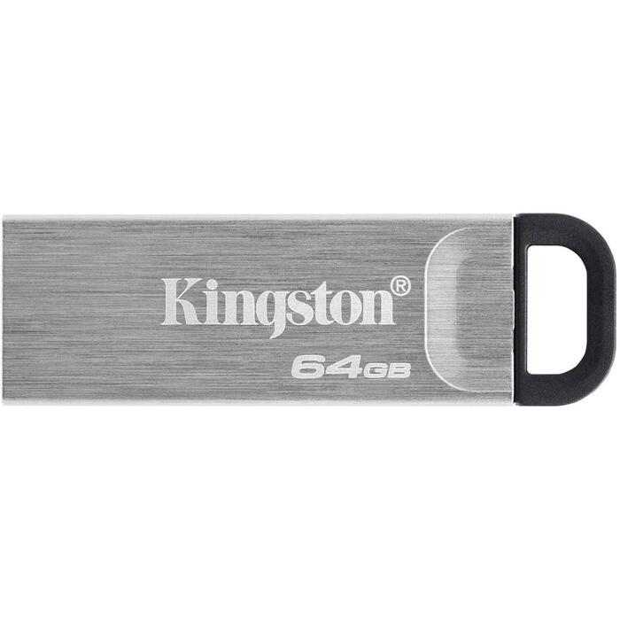 Kingston USB флешка DTKN/64GB, 64 ГБ, USB Type-A, скорость чтения 200 МБ/с, без крышки (DTKN/64GB)