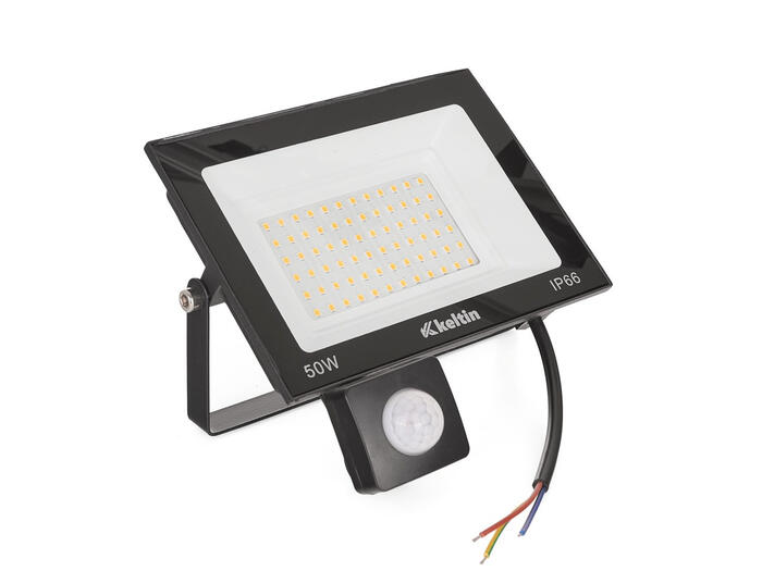 LED prožektors ar kustību sensoru, 50W
