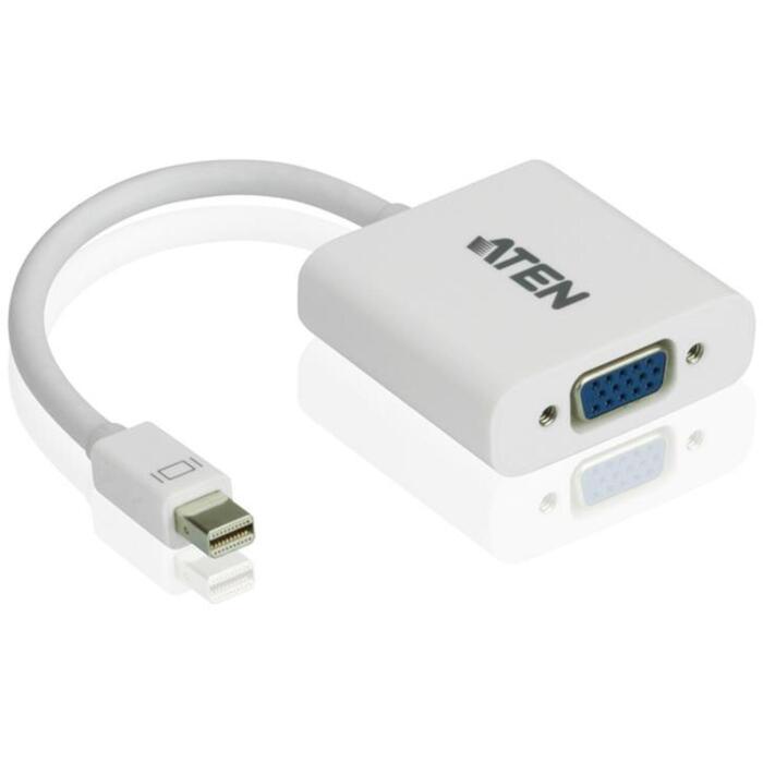 Aten Mini DisplayPort на VGA адаптер VC920-AT, 0.04кг, 1 адаптер, 43мм, 200мм (VC920-AT)