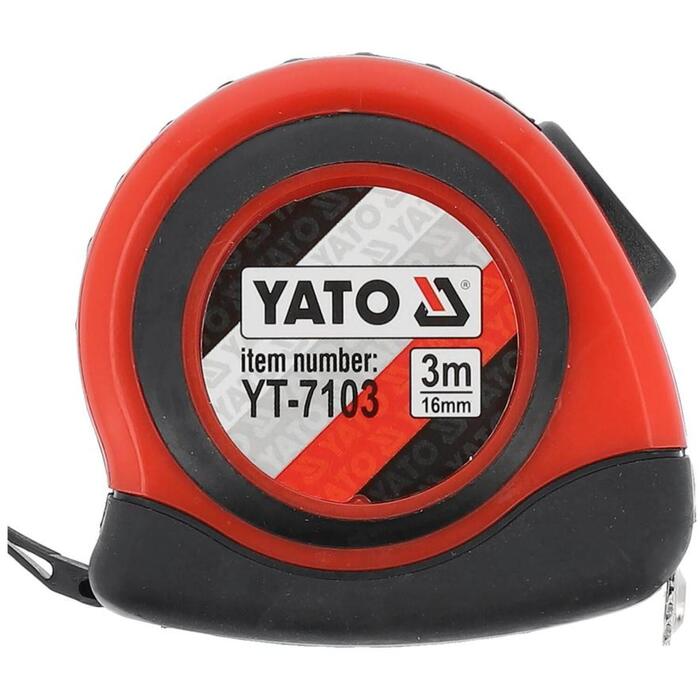 Yato YT-7103 Mērlente, 3m, 16mm, tērauds