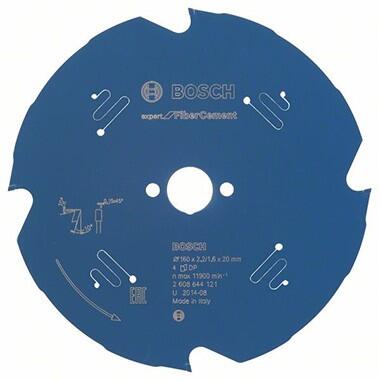 Disks FiberCement Ø160x20mm, 4 zobi 2608644121 BOSCH (2608644121)