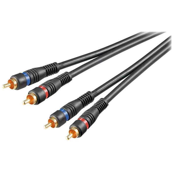 Goobay Stereo RCA kabelis 2x RCA