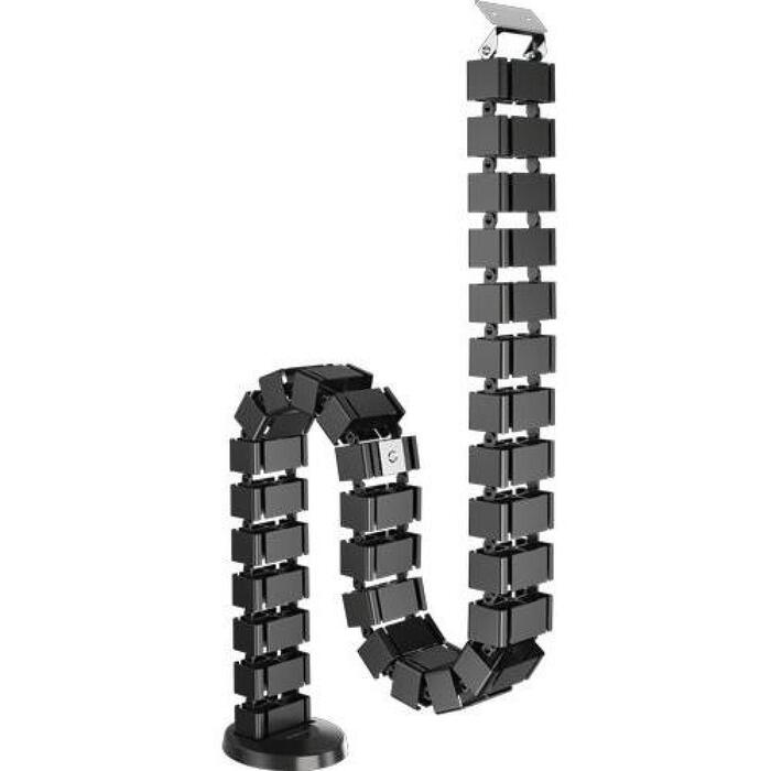 Fellowes 100136871 kabeļu organizators, melns, 129mm