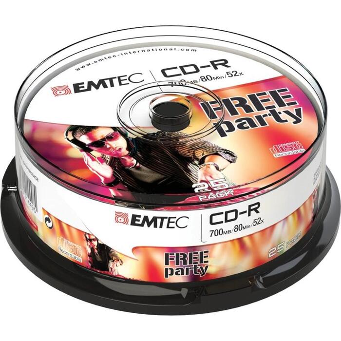 Emtec CD-R 700MB/80MIN 52x Free Party
