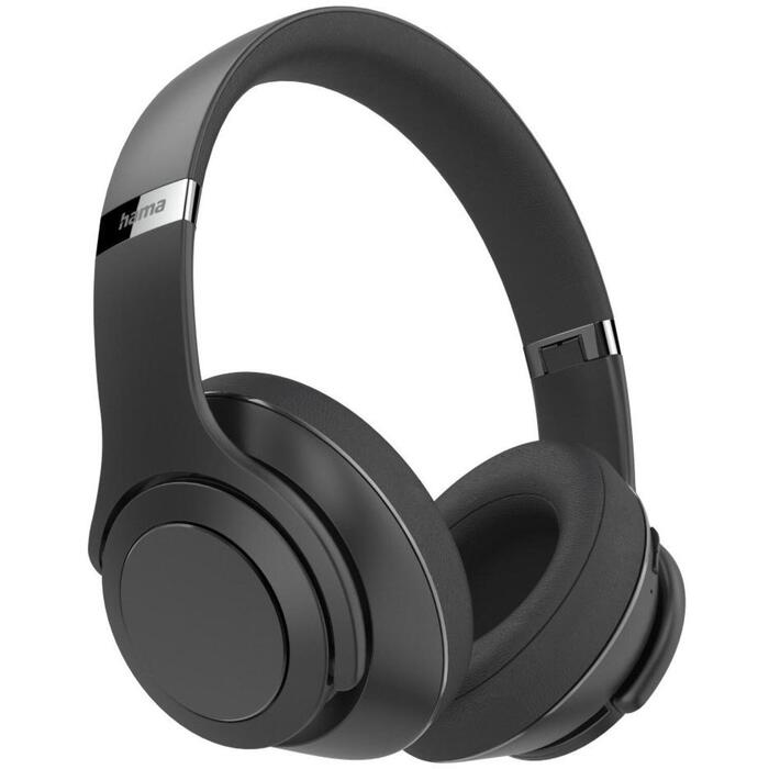 Hama Austiņas 00184092, melna, Bluetooth, USB-C