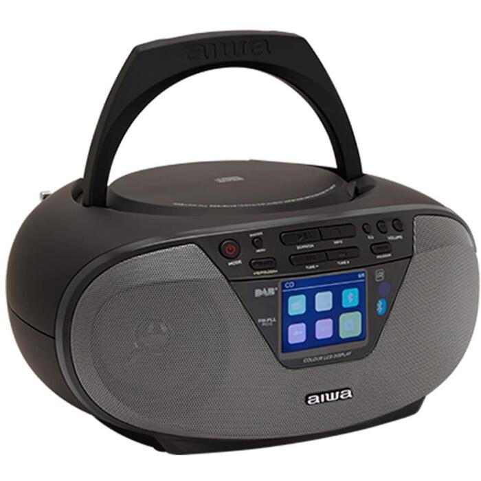 Aiwa BBTU-500DAB/BK boombox, 2,4" TFT-LCD