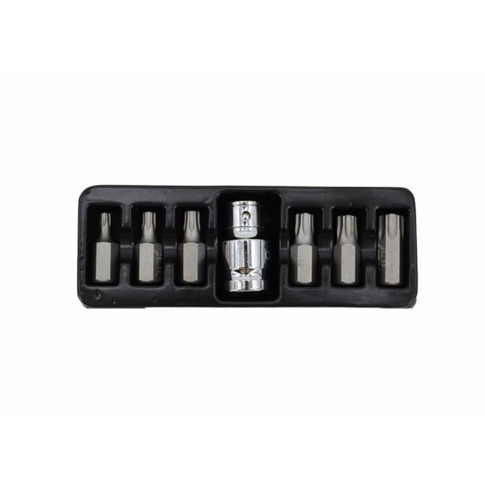 TORX skrūvgriežu bitu komplekts T25-T55, 7