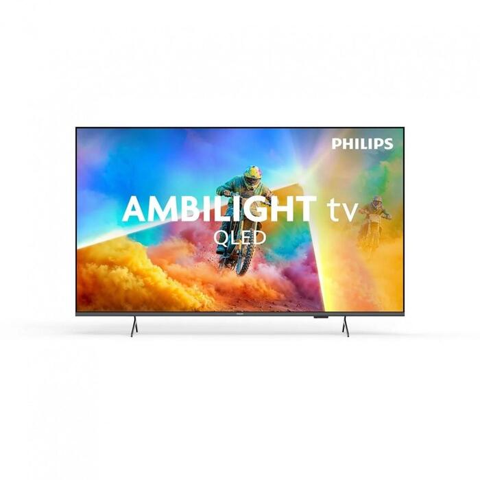 Philips телевизор 55PQS8501/12, 139.7см 55", 4K UHD, QLED, 60Гц, HDR10+, Ambilight 3, Dolby Atmos, DTS:X, Titan OS, Smart TV (55PQS8501/12)