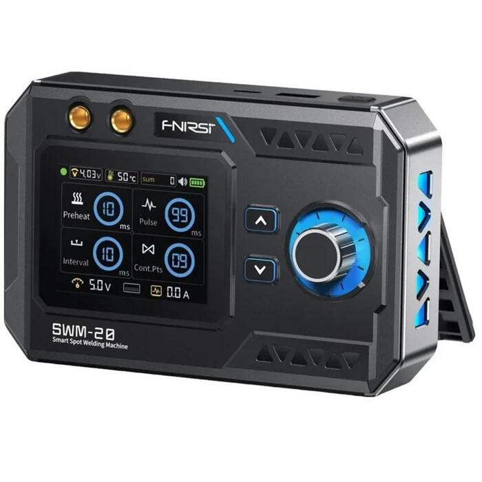 FNIRSI SWM-20 rokas punktmetinātājs, 1200 A