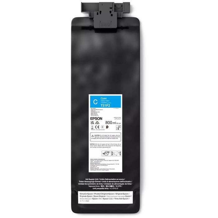 Epson T51P2 C13T51P200, 800ml, Cyan, Epson