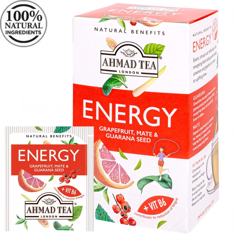 Ahmad  Tēja 20' Alu Benefits Energy (450-17768)