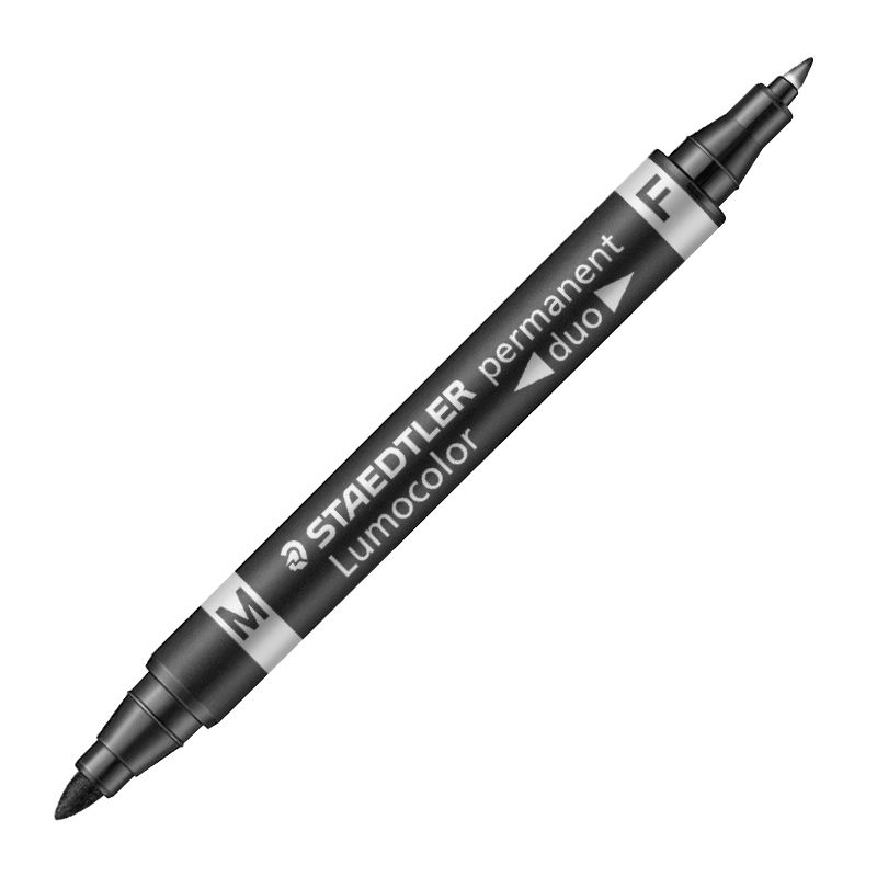 Noturīgais marķieris STAEDTLER LUMOCOLOR DUO, dubults