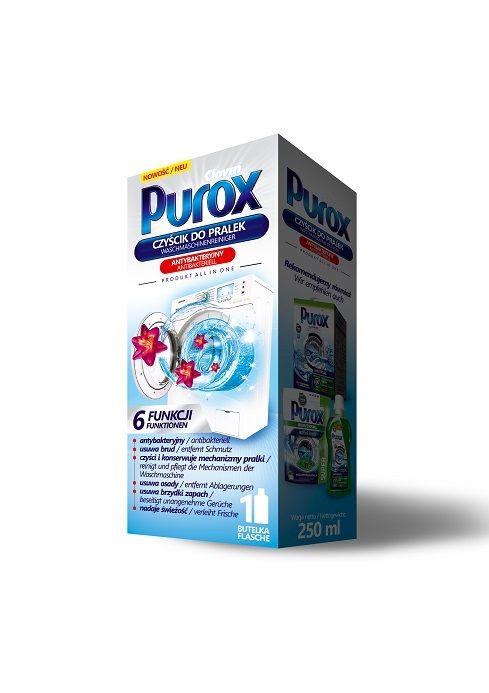 Veļas mašīnas tīrītājs PUROX Color, silver
