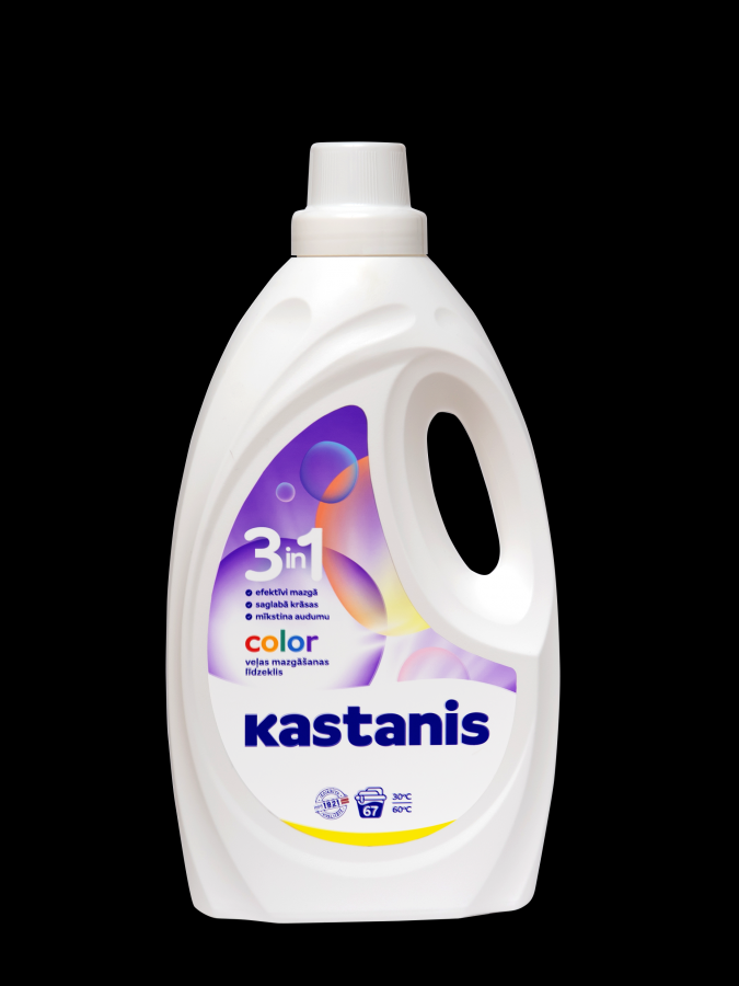 Veļas mazgāšanas līdzeklis KASTANIS Color 3in1