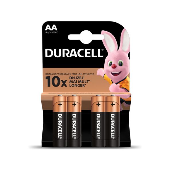 Baterija DURACELL Basic AA, LR06 4