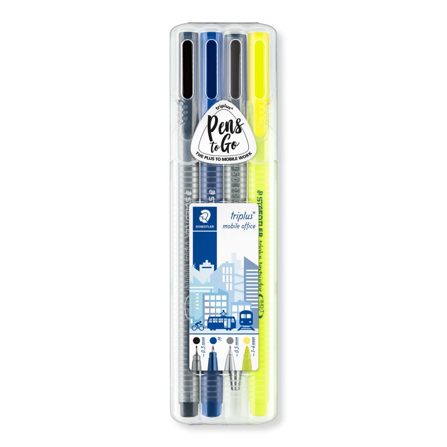 Rakstāmlietu komplekts STAEDTLER TRIPLUS multiset, 4 priekšmeti (200-00629)