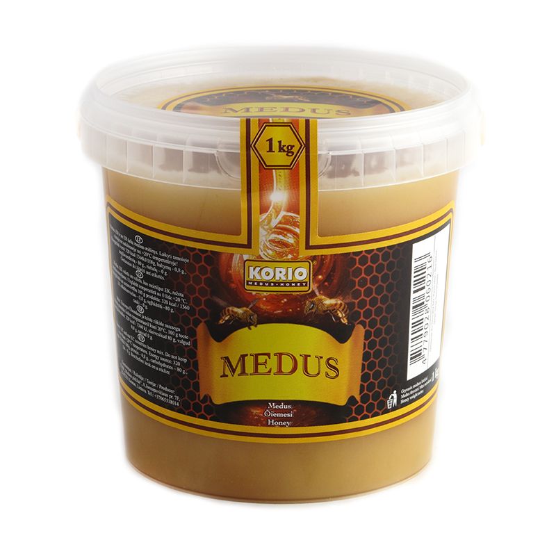 Medus dabīgs, spainī, 1kg (450-01848)