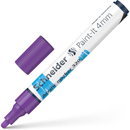 Akrila marķieris SCHNEIDER Paint-it 320, 4mm, violets (200-14314)