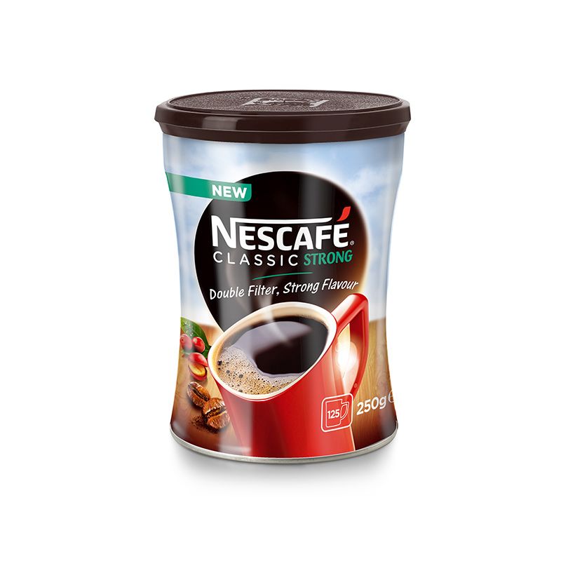 Šķīstošā kafija NESCAFE CLASSIC Strong