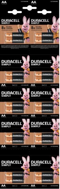 Baterijas DURACELL AA, HBDC 2.gab