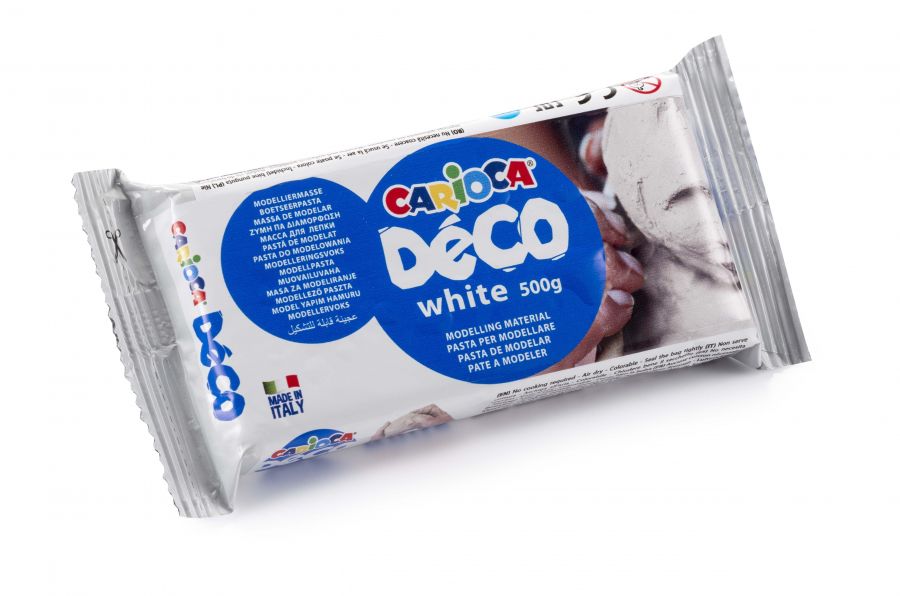 Modelēšanas masa CARIOCA, balta, 500gr (200-13613)