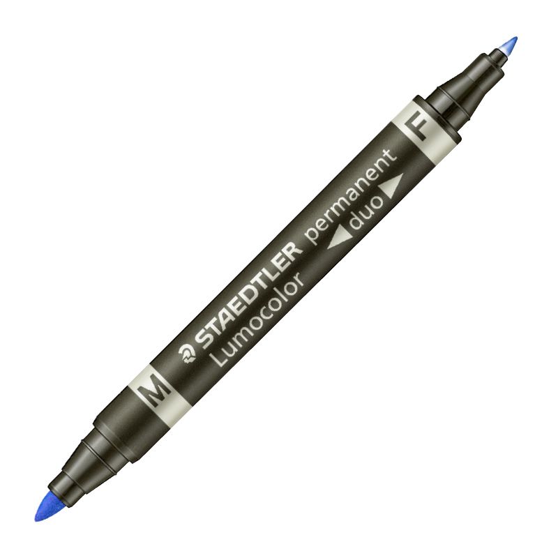 Noturīgais marķieris STAEDTLER LUMOCOLOR DUO, dubults