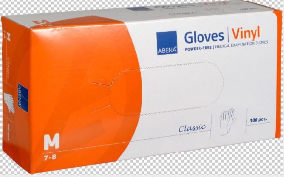 Cimdi vinila ABENA Classic, bez pūdera, M izm., caursp., 100gab (400-07284)