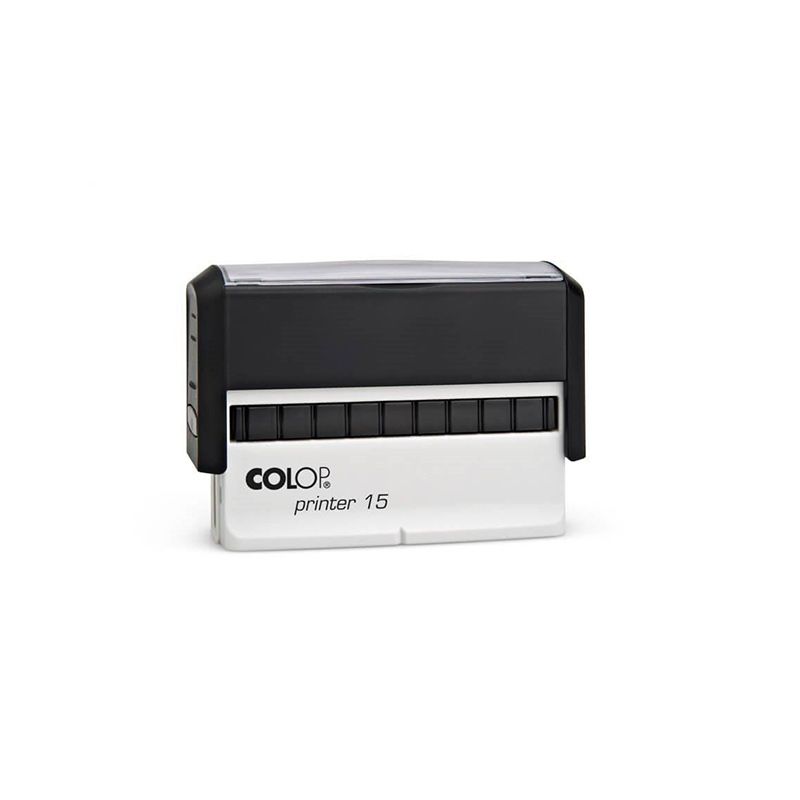 Zīmogs COLOP Printer 15, melns korpuss