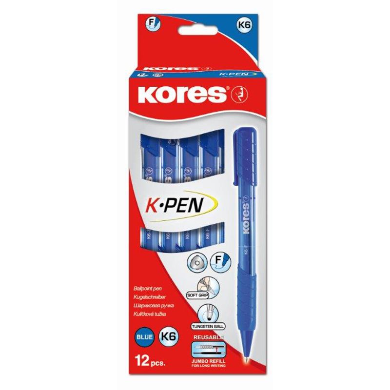 Lodīšu pildspalva KORES SUPER SLIDE K6