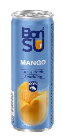 Gāzēts atspirdzinošs mango sulas dzēriens BONSU