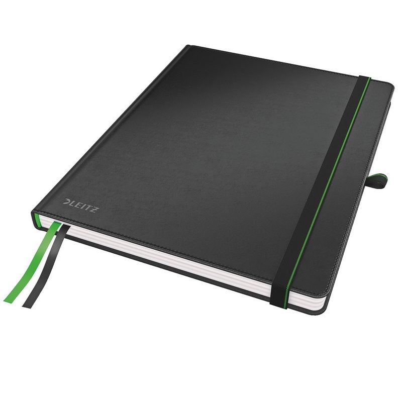 Piezīmju grāmatiņa LEITZ COMPLETE Ipad formāts, 80 lapas, rūtiņu, melna (100-05103)