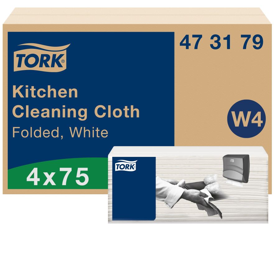 Virtuves tīrīšanas drāniņas TORK, 75gab., W4