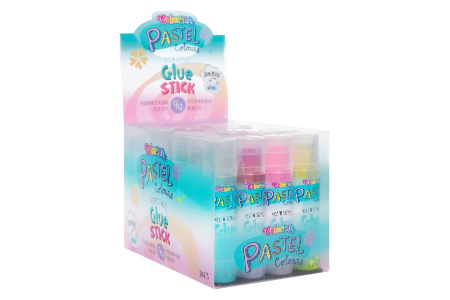 Colorino Līmes zīmulīši Pastel, 9g (200-14732)