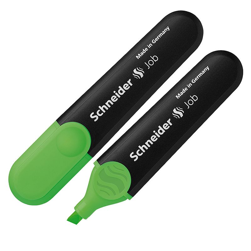 Teksta marķieris SCHNEIDER JOB, zaļš (200-01296)