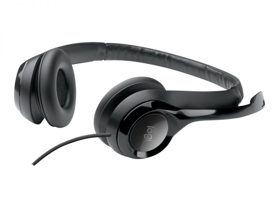Austiņas LOGITECH H390 USB, melnas (250-08354)