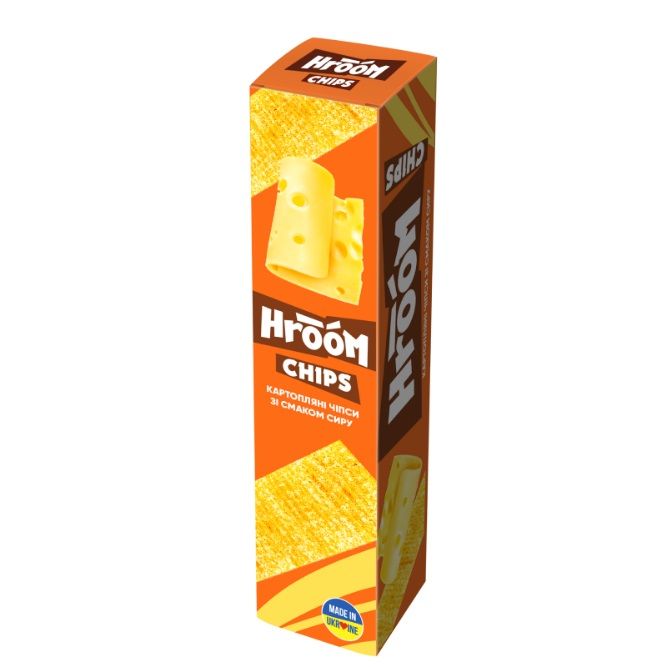 Kartupeļu plāksnes HROOM, ar siera garšu