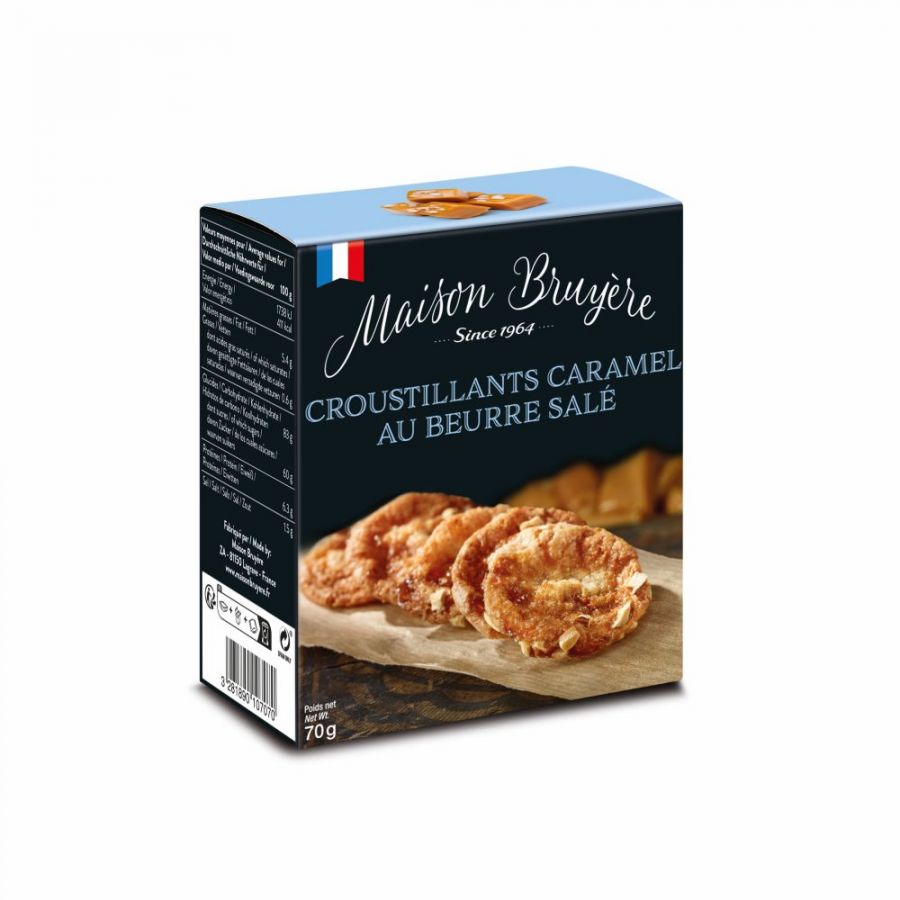 Cepumi MAISON BRUYERE, sāļās karameles garša, 70g (450-23305)