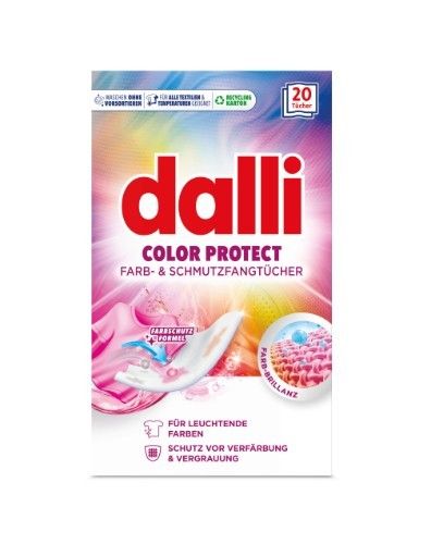 Dalli salvetes pret krāsainas veļas sakrāsošanos