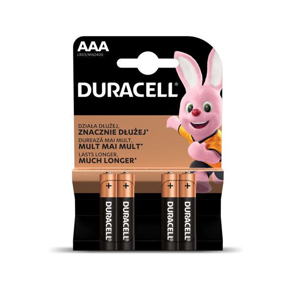Baterija DURACELL Basic AAA, LR03 4