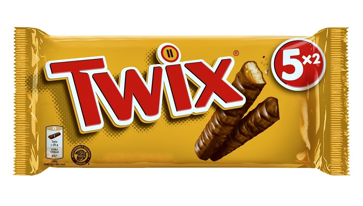 Šokolādes batoniņš TWIX 5-paka_NEW (450-27213)