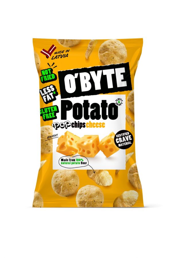 O`BYTE O`BYTE Kartupeļu čipsi ar siera
