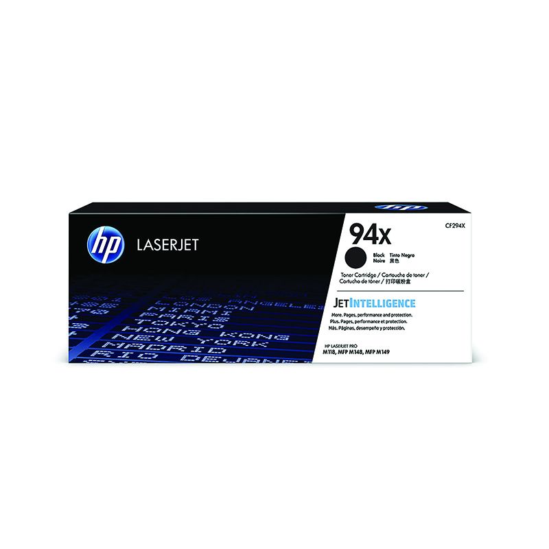 Toneris HP 94X (CF294X), melns kārtridžs
