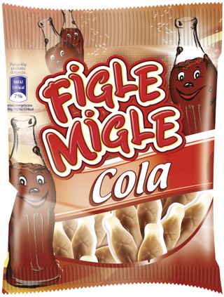 Želejkonfektes FIGLE MIGLE Cola, 80g (450-08712)