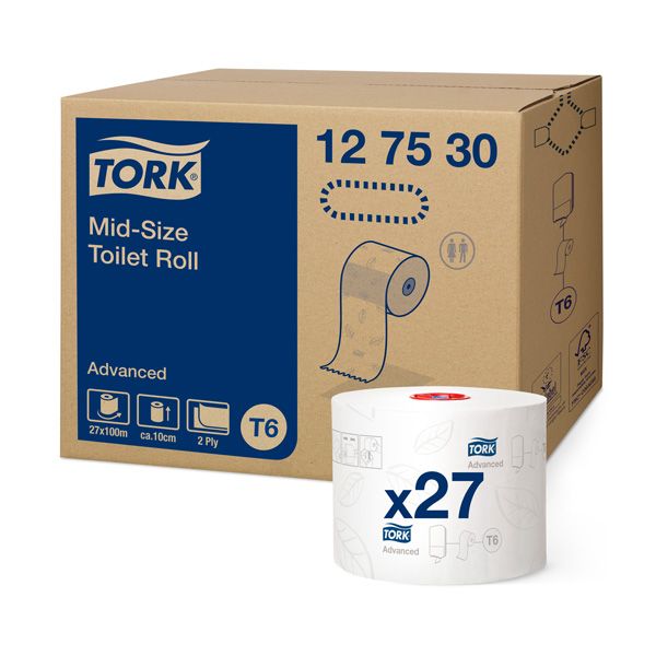 Tualetes papīrs TORK Advanced Compact T6